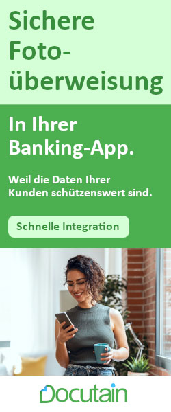 Sichere Fotoüberweisung: In Ihrer Banking-App (Docutain)